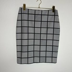 ANN TAYLOR Geometric Pattern High Waist Pencil Skirt Size 6 NWT